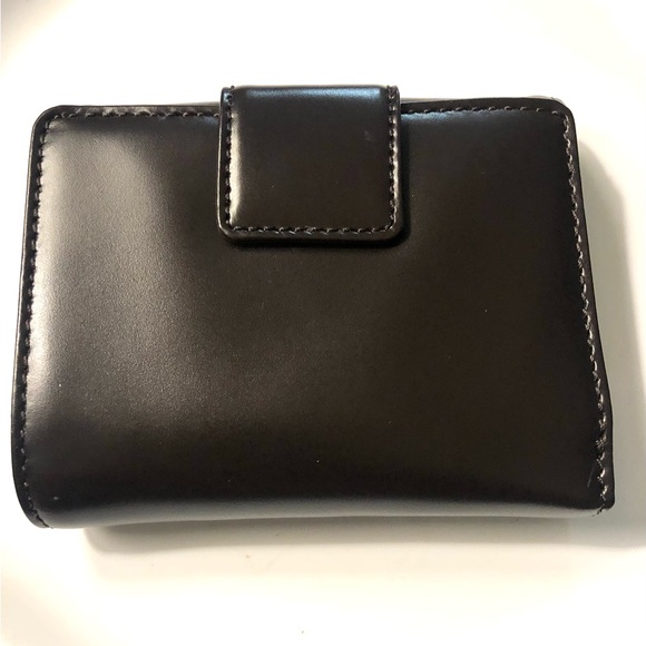 Authentic NWT KATE SPADE Black Leather Lisa Greenwich Avenue Trifold Wallet - Picture 3 of 11